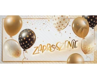 General invitation, Balloons, 17x8,5 cm, 10 pcs.